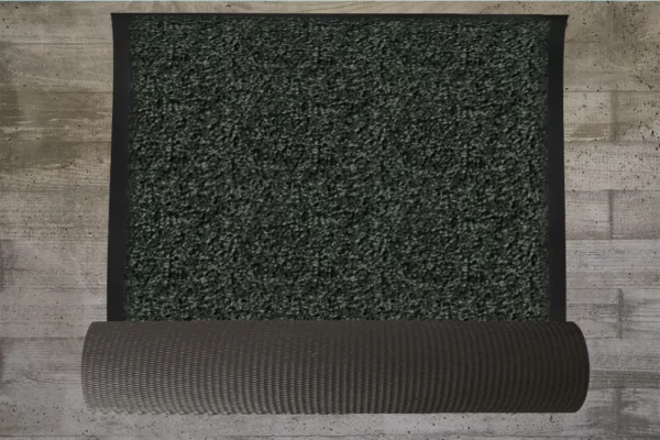 Tapis d'entrée vert foncé
