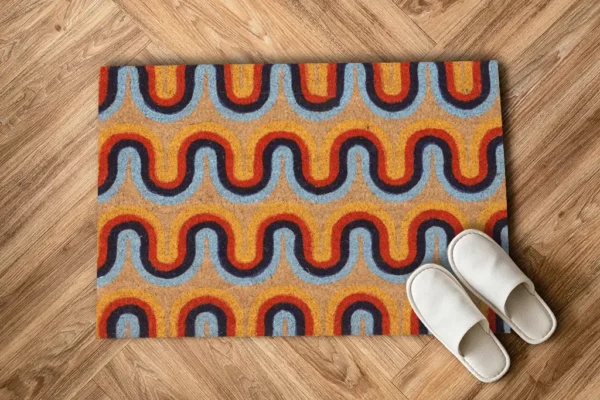 Paillasson - graphique multicolore - 40x60cm