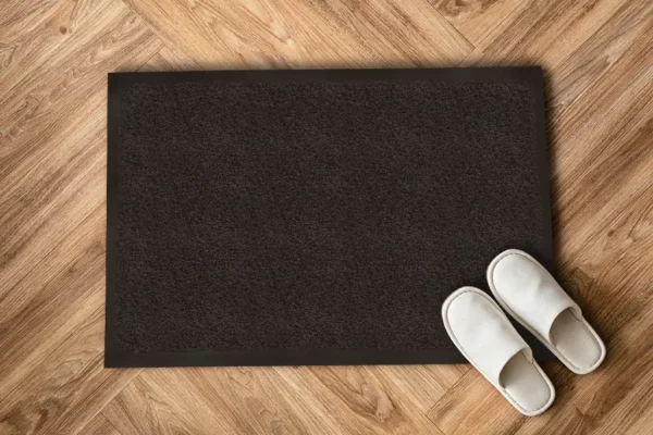 Tapis d'entrée noir