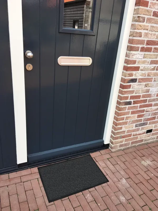 Tapis d'entrée gris