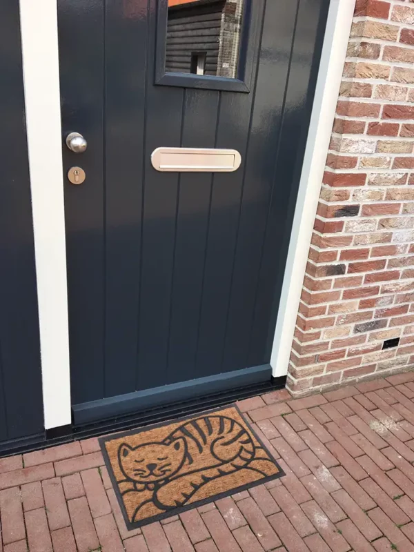 Tapis d'entré motif chat