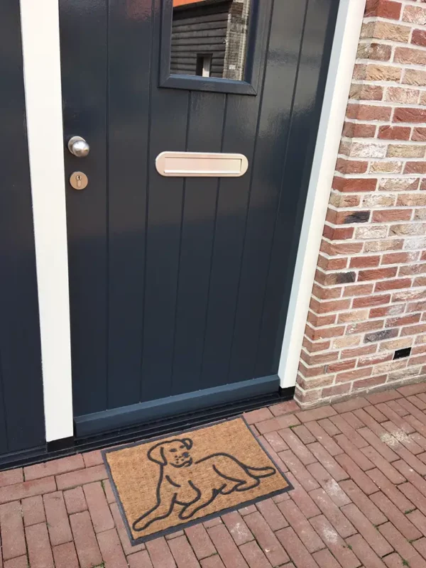 Tapis d'entré motif chien