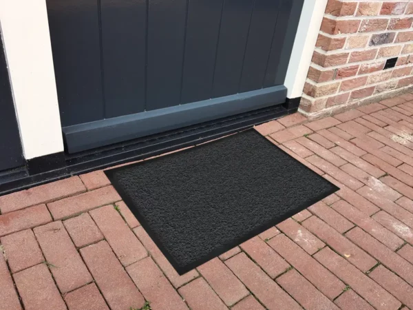 Tapis d'entrée gris