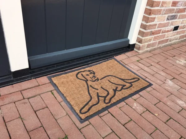 Tapis d'entré motif chien