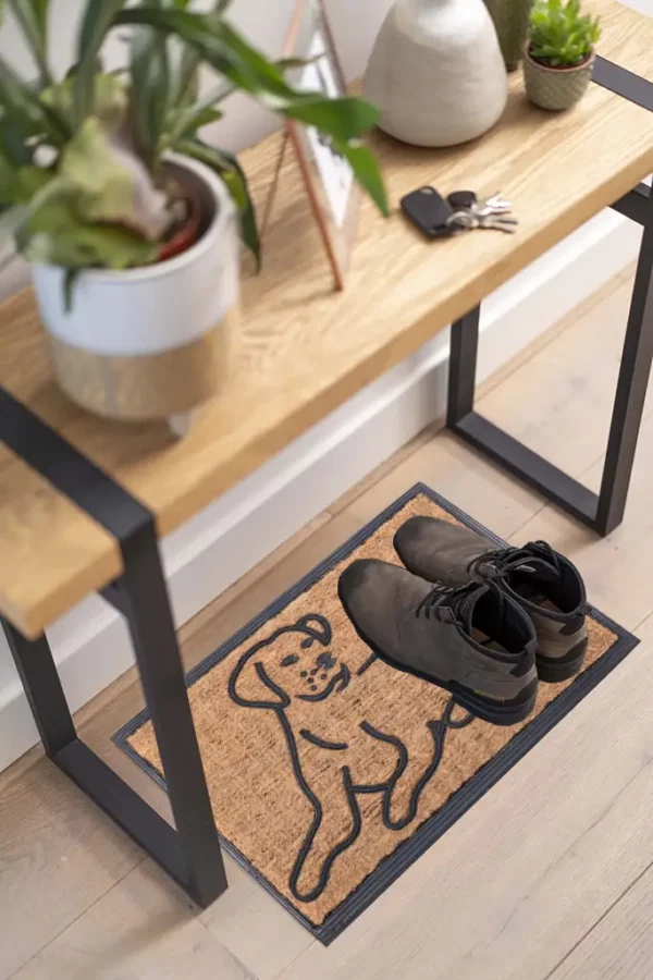 Tapis d'entré motif chien
