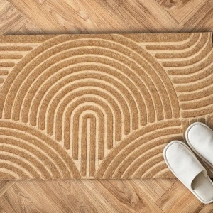 Mock Up - Tapis et chaussons - Relief palme